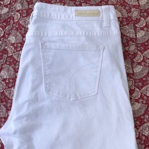 Calvin Klein White Ultimate Skinny Jeans 32/14
